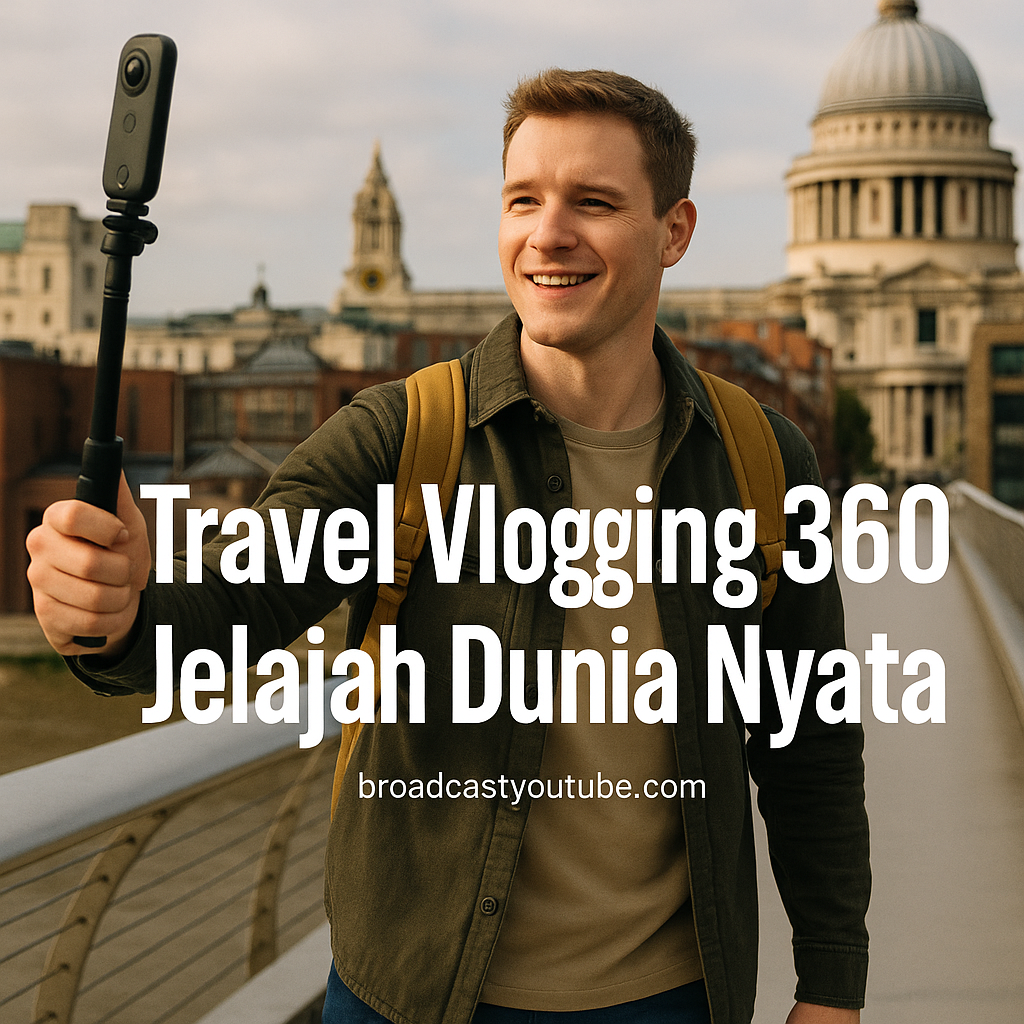 Travel Vlogging 360 Jelajah Dunia Nyata