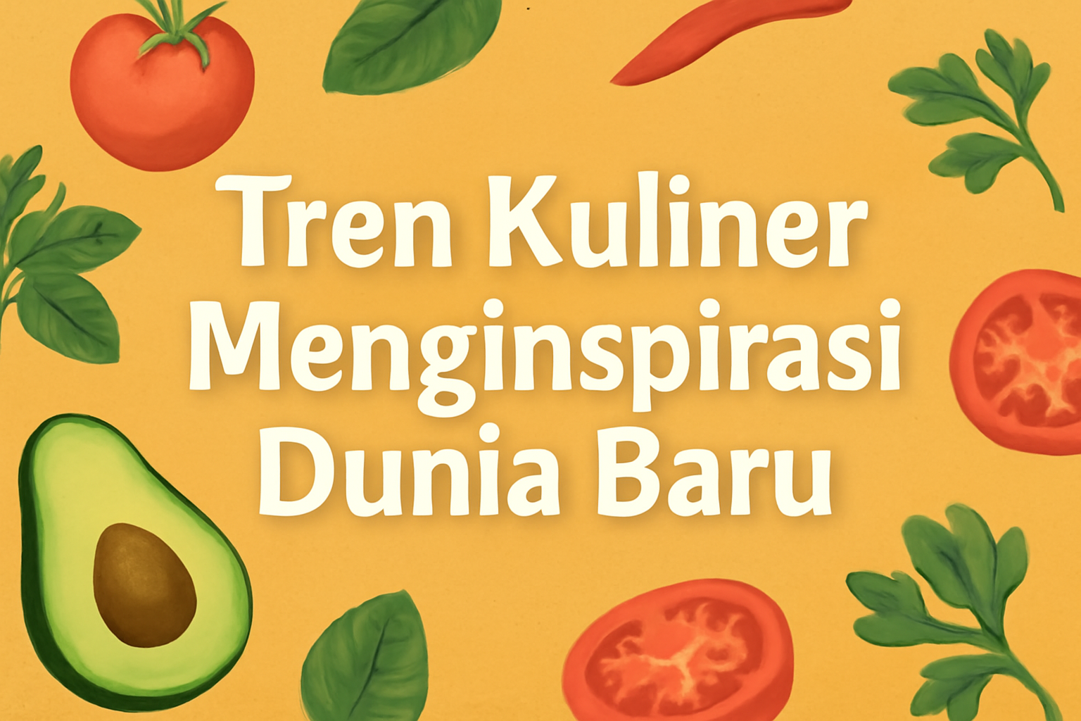 Tren Kuliner Menginspirasi Dunia Baru