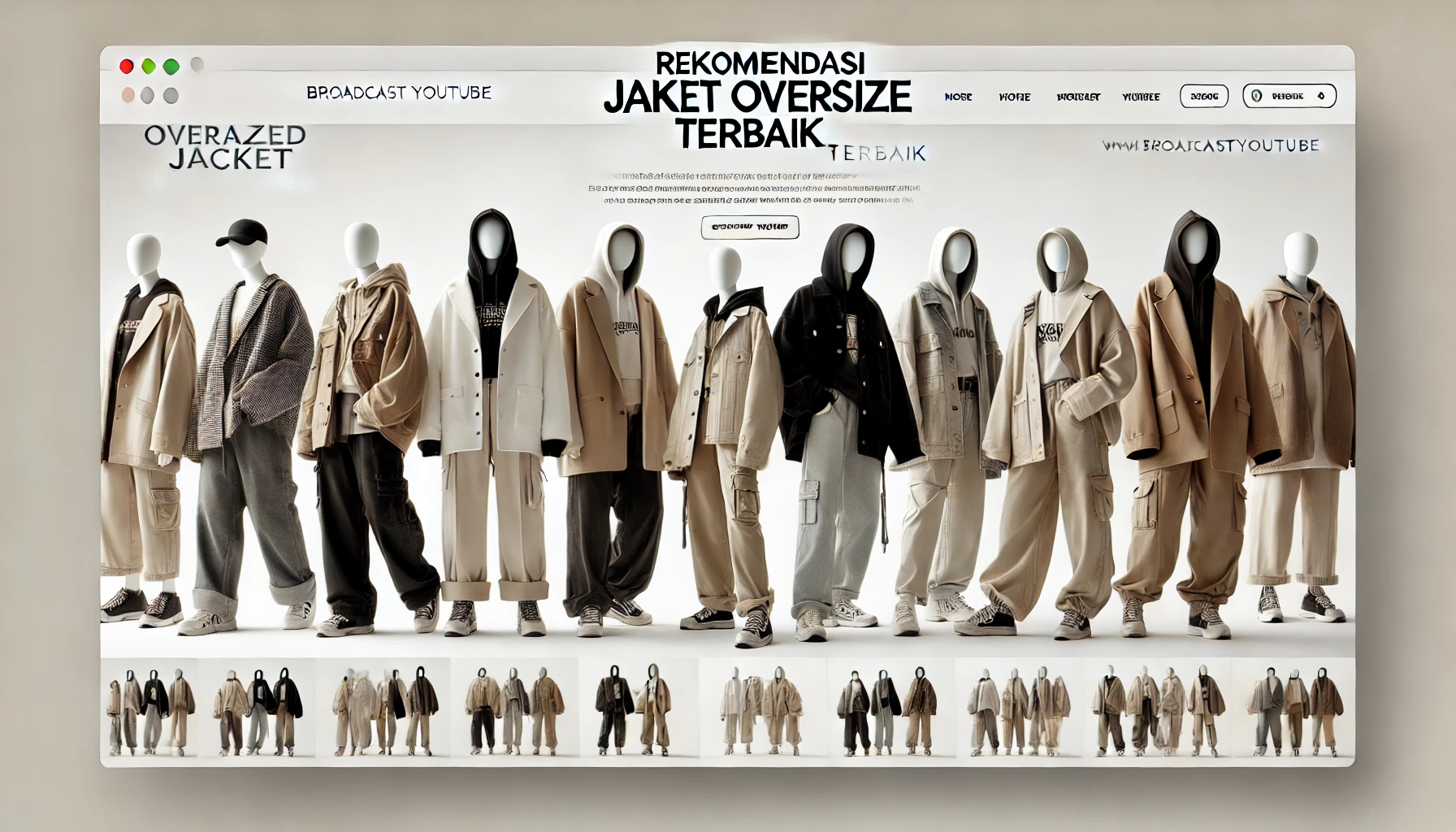 Rekomendasi Jaket Oversize Terbaik