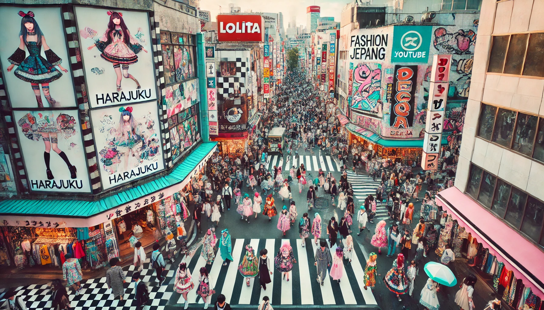 Fashion Jepang Harajuku Dengan Gaya Unik