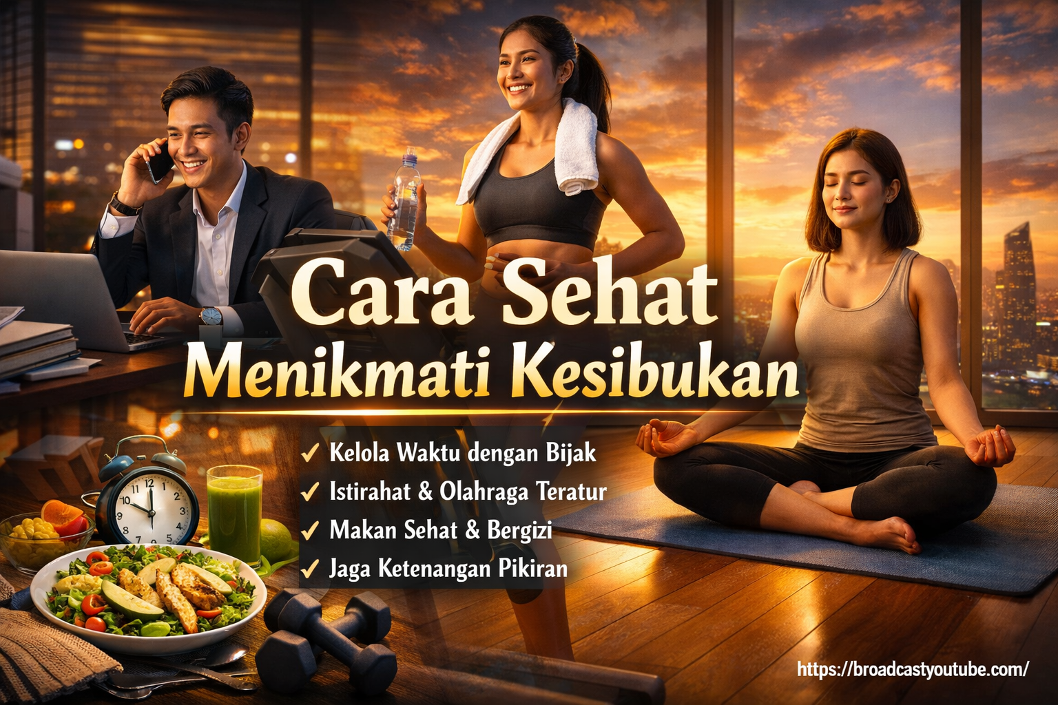 Cara Sehat Menikmati Kesibukan