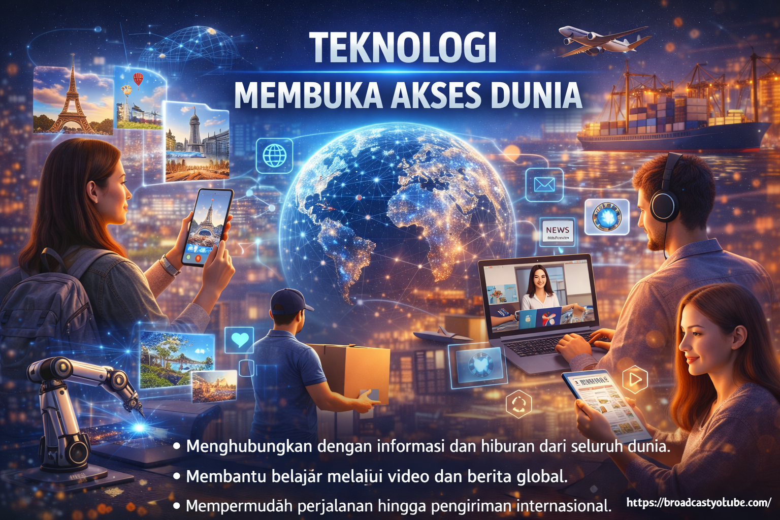 Teknologi Membuka Akses Dunia
