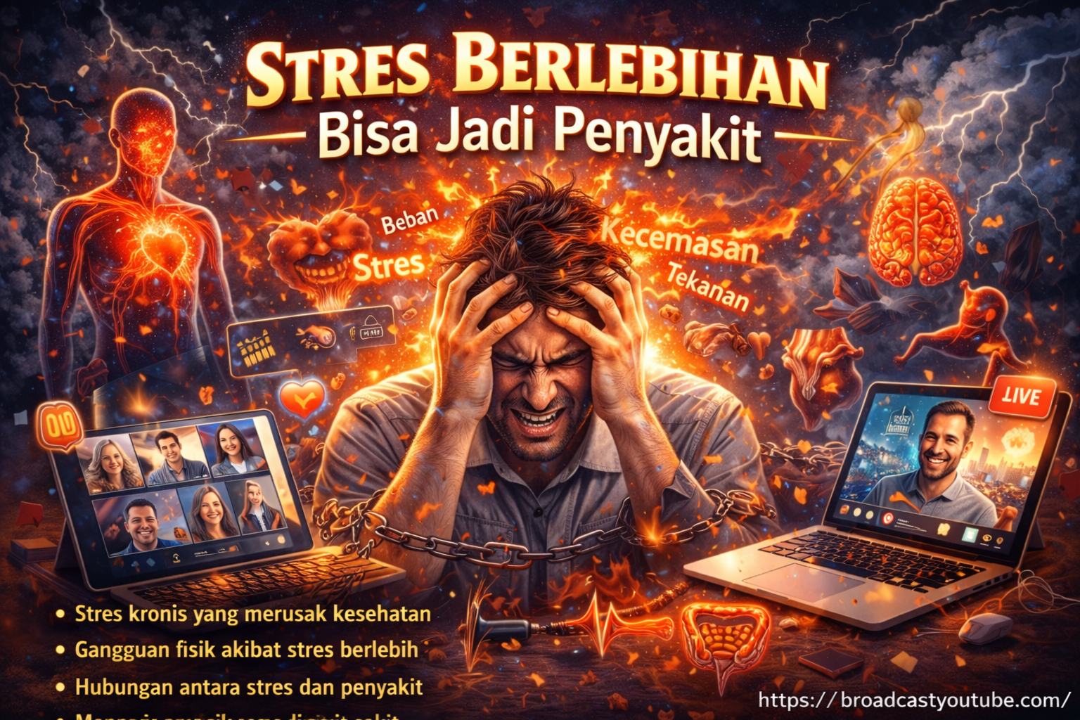 Stres Berlebihan Bisa Jadi Penyakit