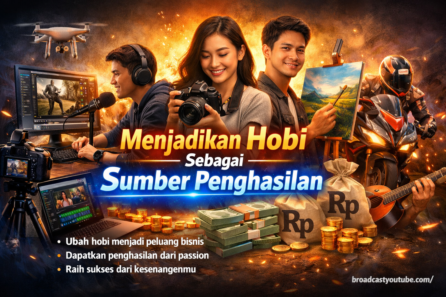 Menjadikan Hobi Sebagai Sumber Penghasilan