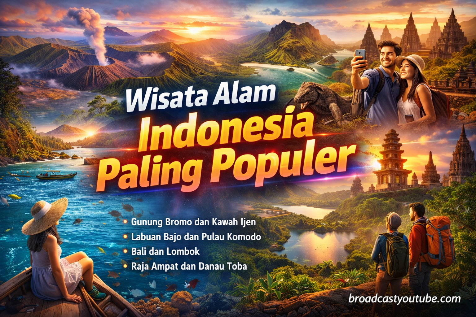 Wisata Alam Indonesia Paling Populer