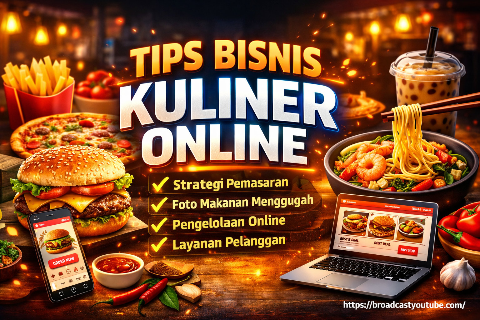 Tips Bisnis Kuliner Online